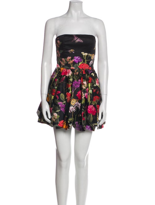 Alice + Olivia Floral Print Mini Dress