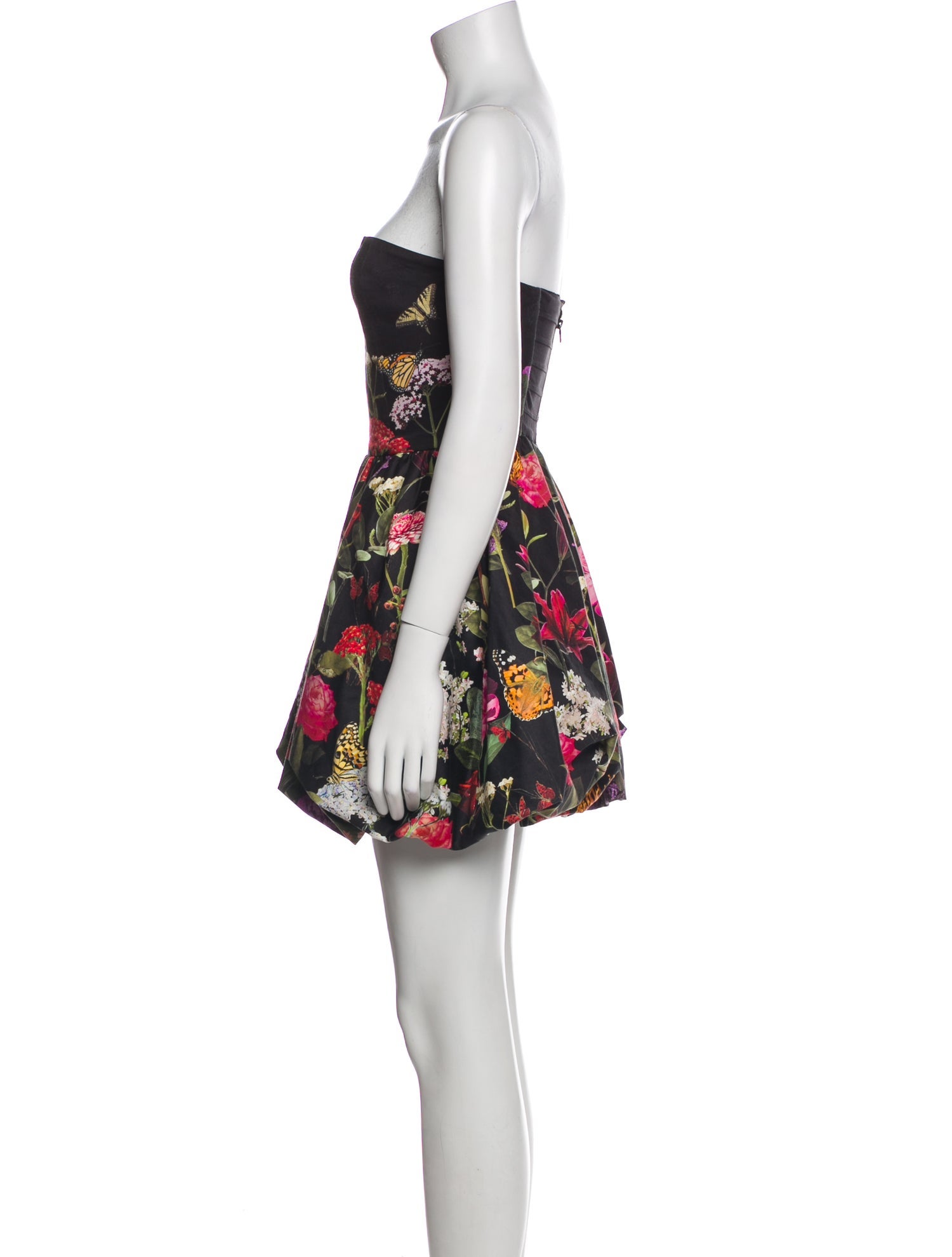 Alice + Olivia Floral Print Mini Dress