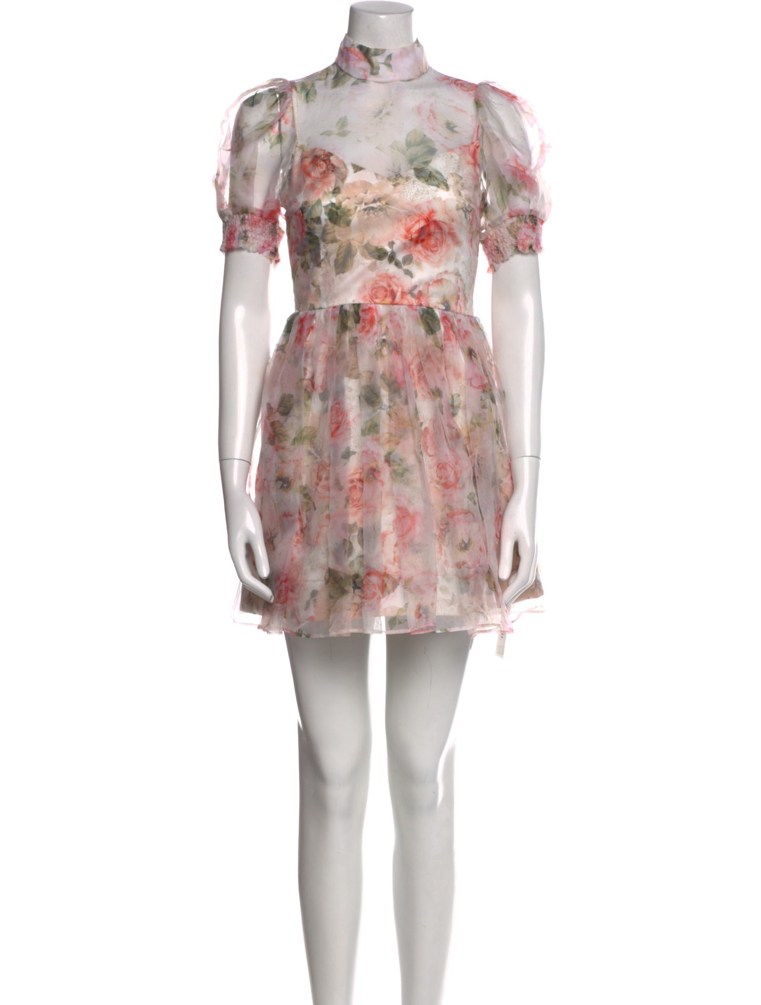 Alice + Olivia Silk Mini Dress