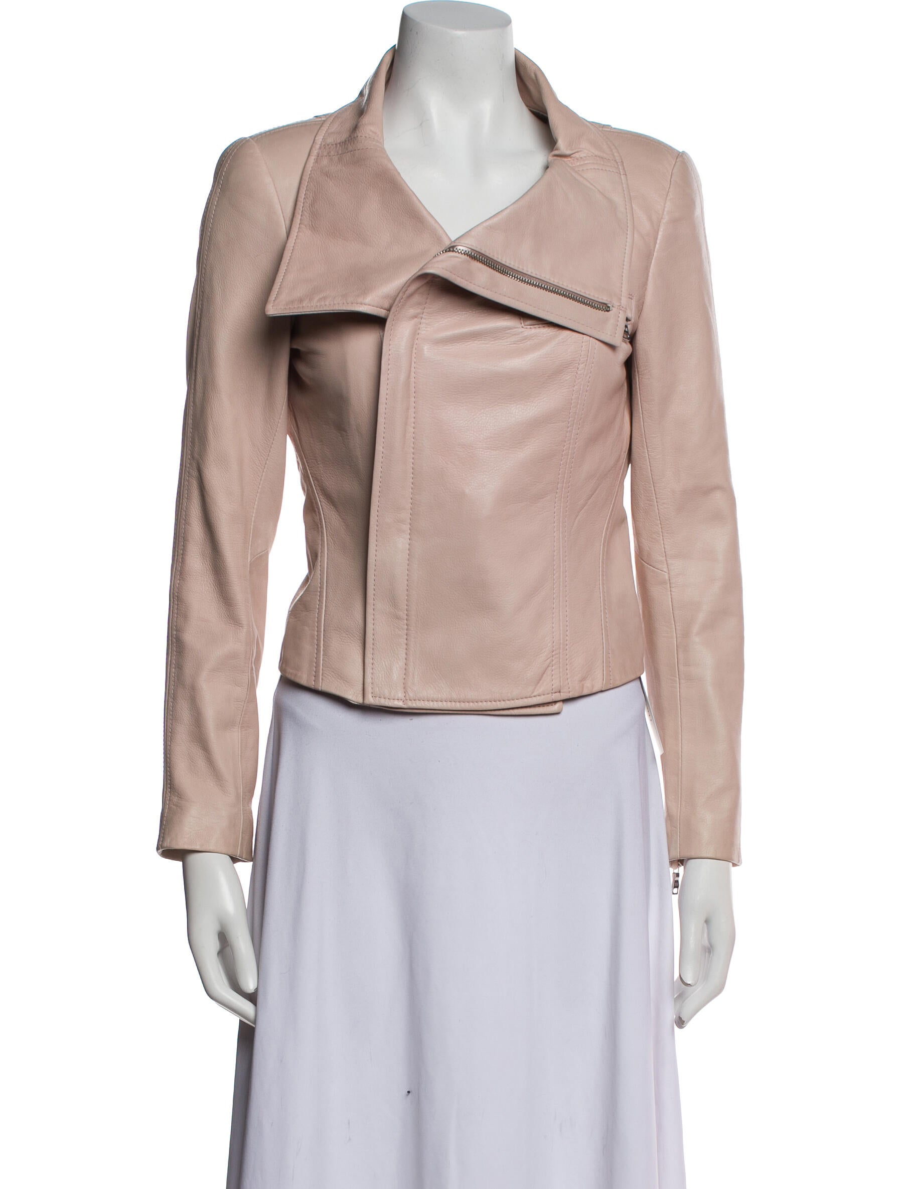 Alice + Olivia Leather Biker Jacket