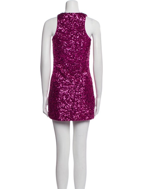 Alice + Olivia Scoop Neck Mini Dress