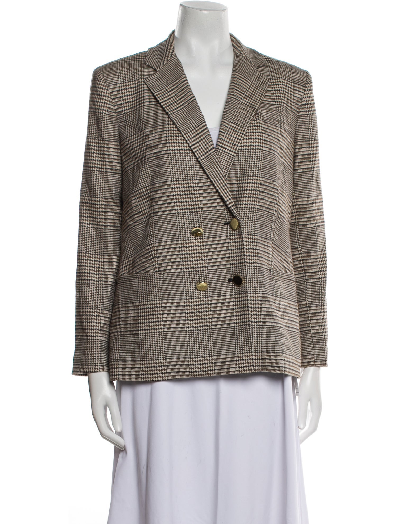 Alice + Olivia Houndstooth Print Blazer