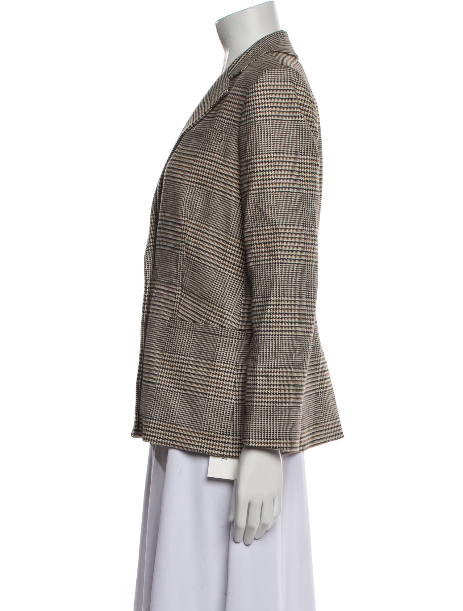 Alice + Olivia Houndstooth Print Blazer