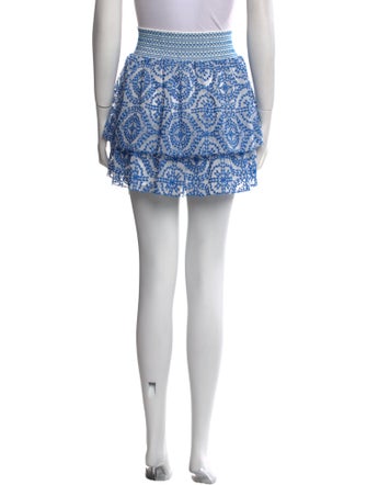 Alice + Olivia Printed Mini Skirt
