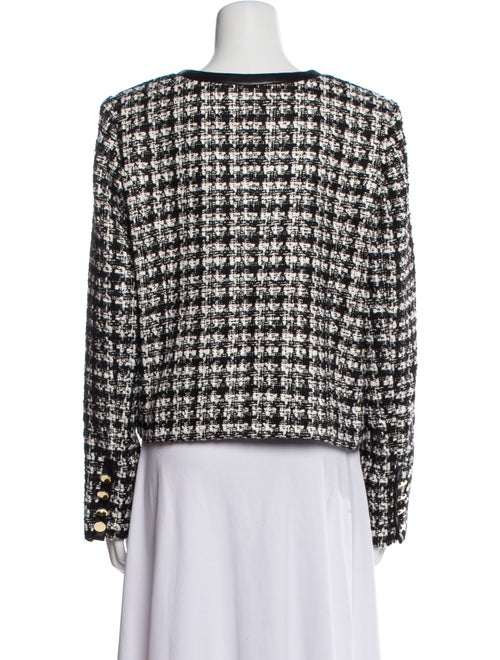 Alice + Olivia Tweed Pattern Evening Jacket