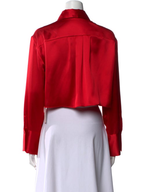 Alice + Olivia Long Sleeve Crop Top