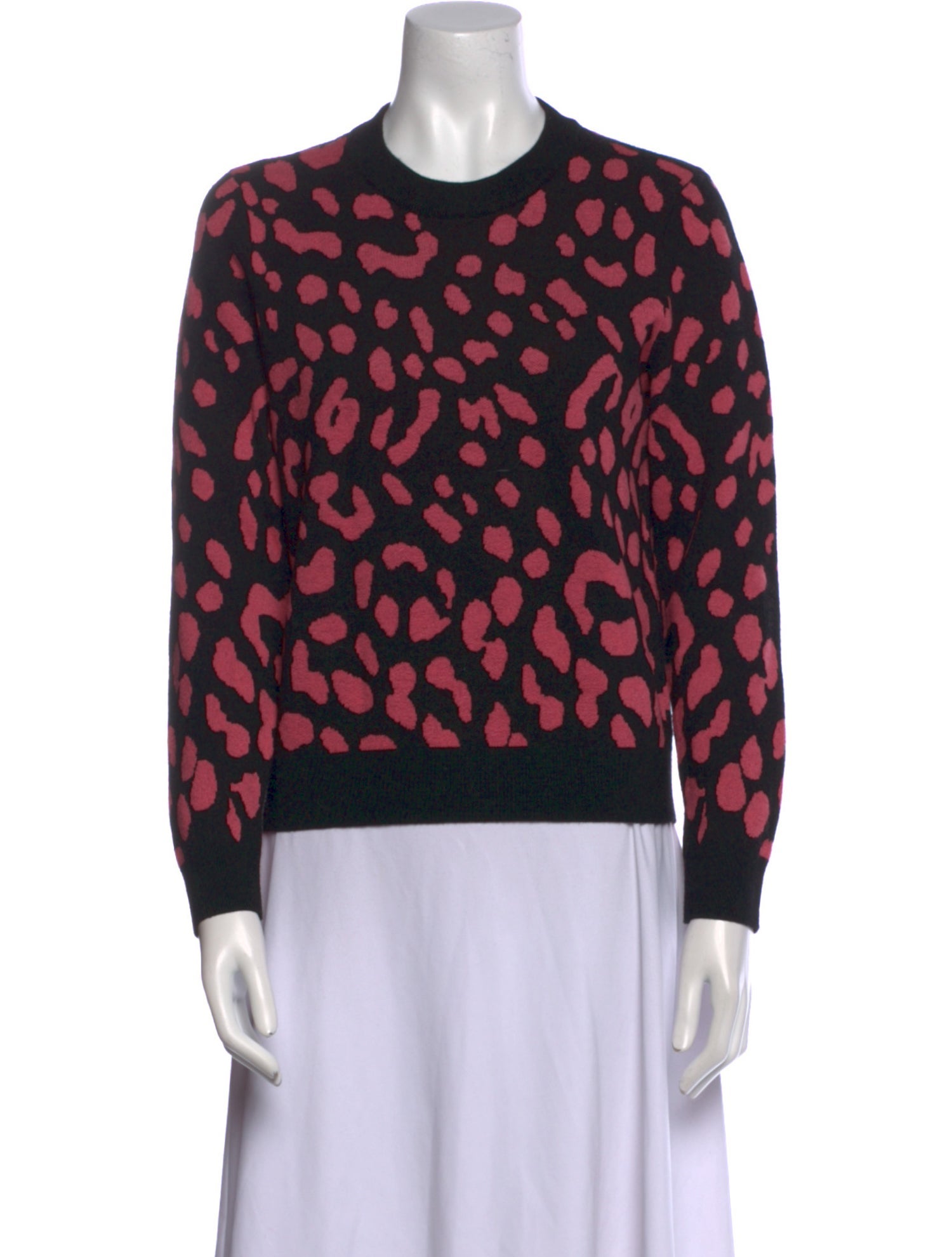 Alice + Olivia Wool Printed Sweater