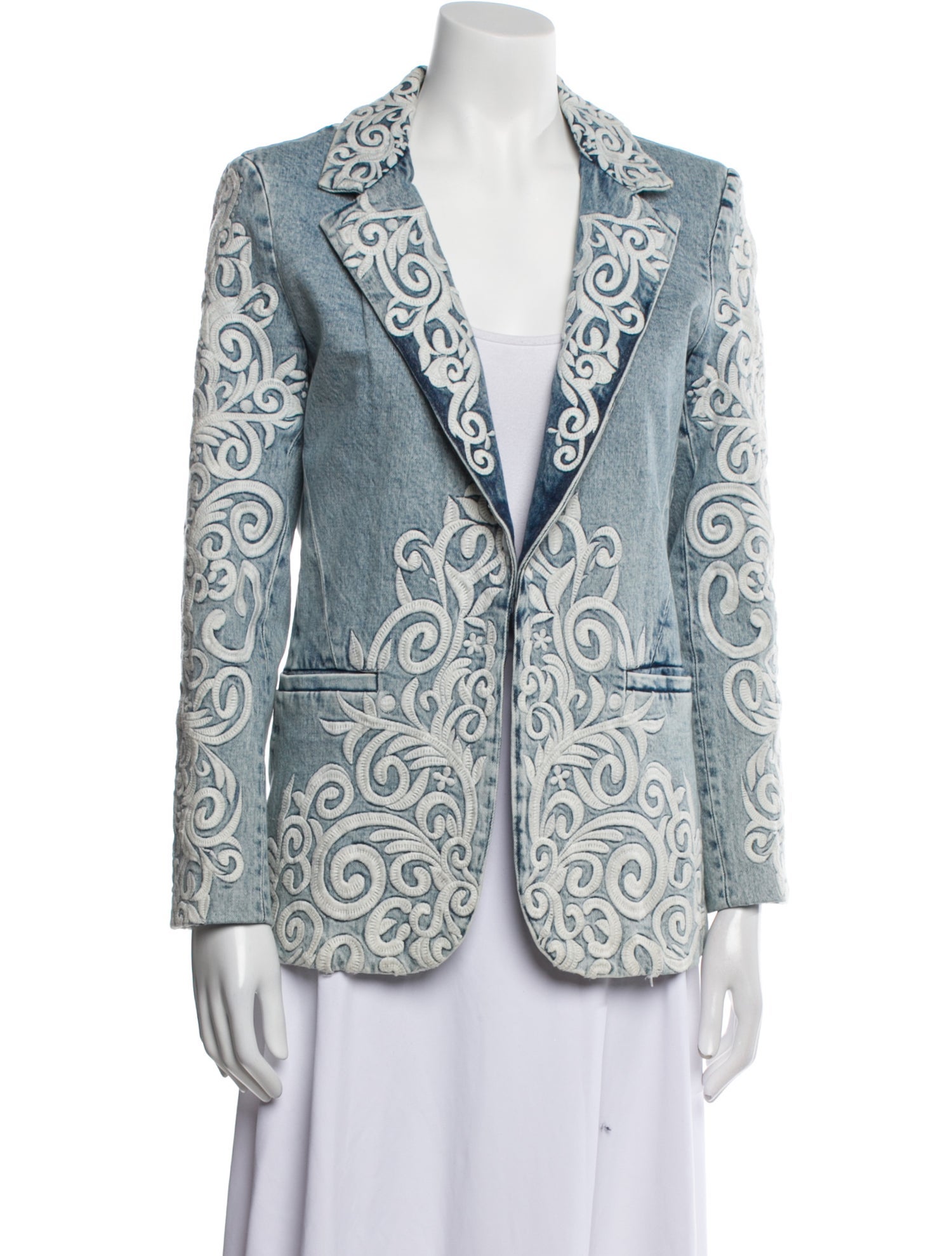 Alice + Olivia Paisley Print Blazer