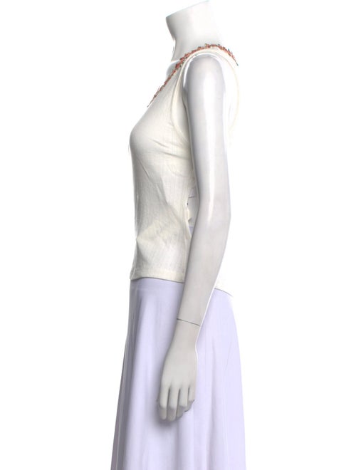 Alice + Olivia Scoop Neck Sleeveless Top