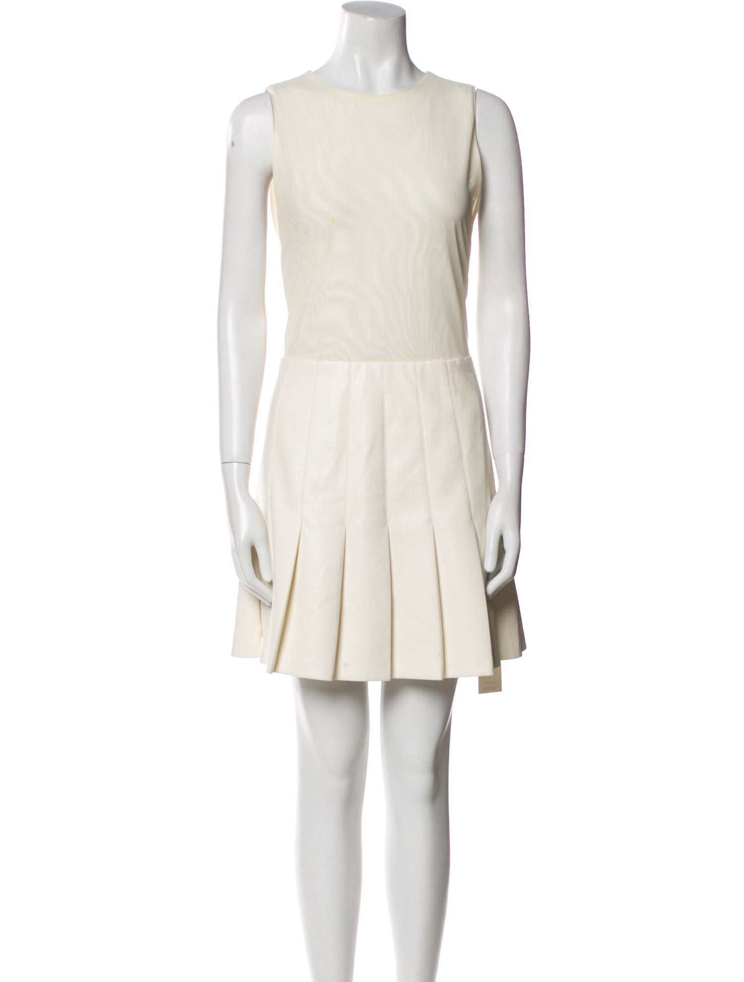 Alice + Olivia Bateau Neckline Mini Dress