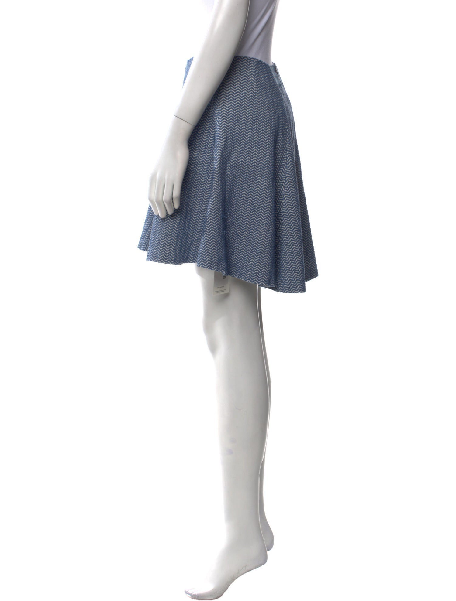 Alice + Olivia Striped Mini Skirt