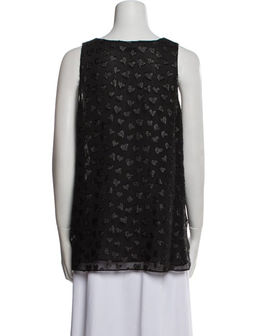 Alice + Olivia Printed V-Neck Top