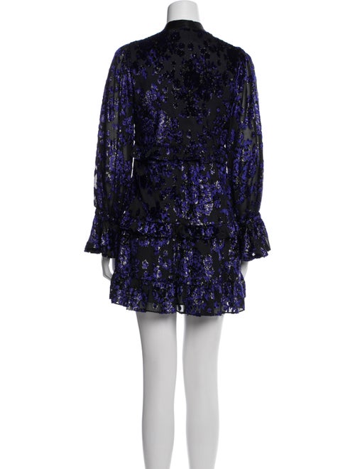 Alice + Olivia Floral Print Mini Dress