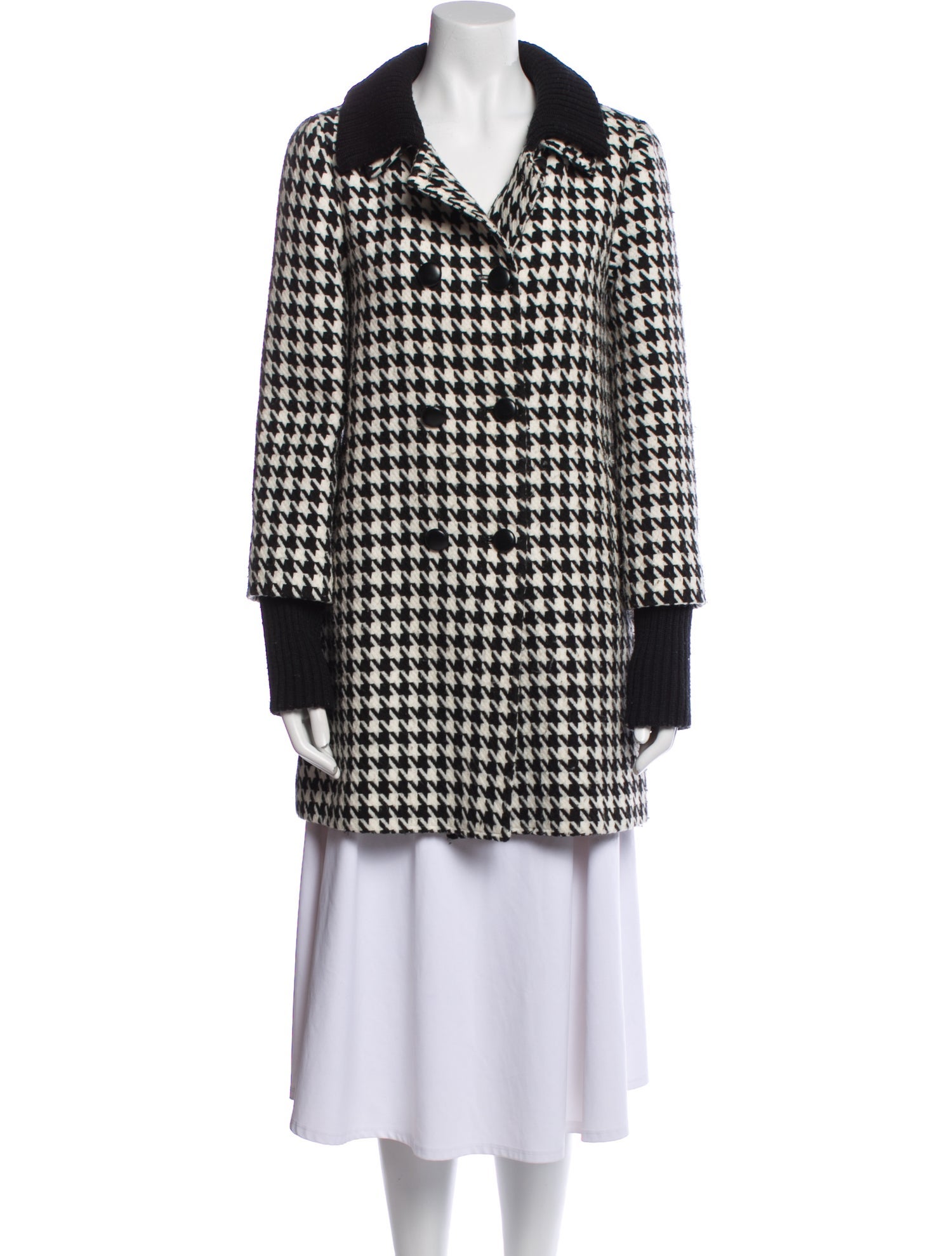 Alice + Olivia Tweed Pattern Coat