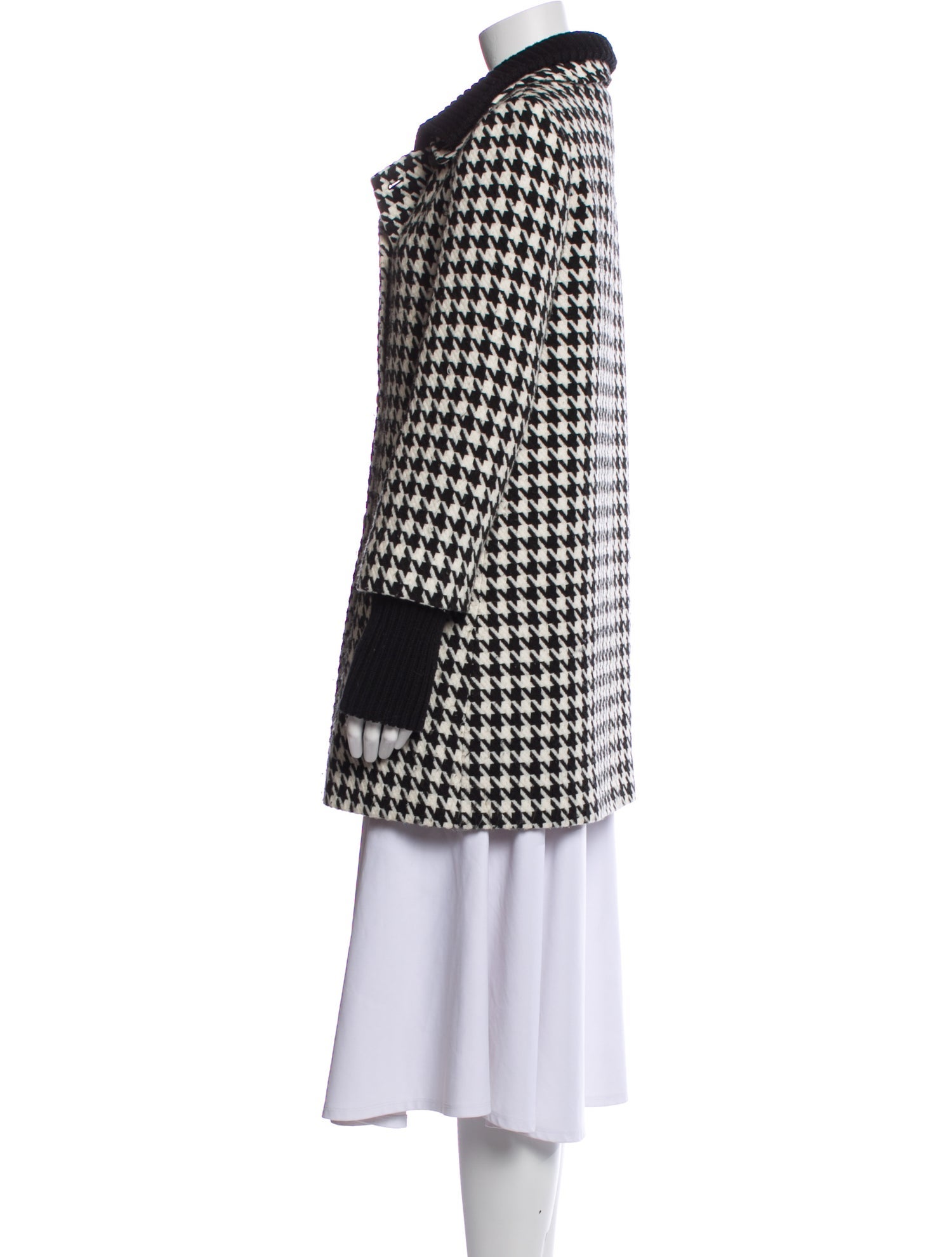 Alice + Olivia Tweed Pattern Coat