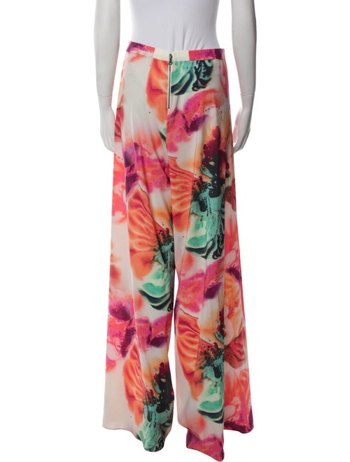 Alice + Olivia Floral Print Wide Leg Pants