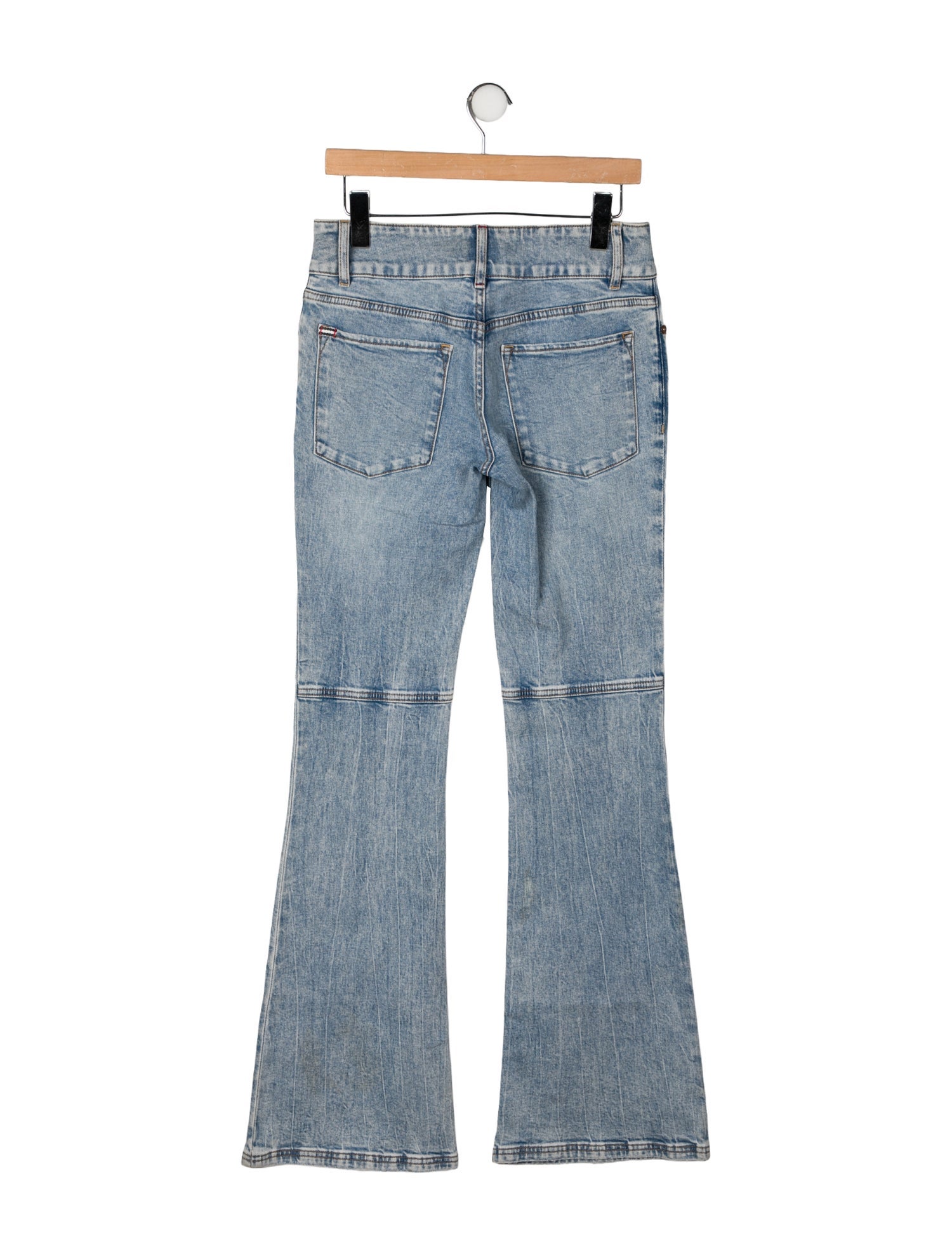 Alice + Olivia Mid-Rise Wide Leg Jeans