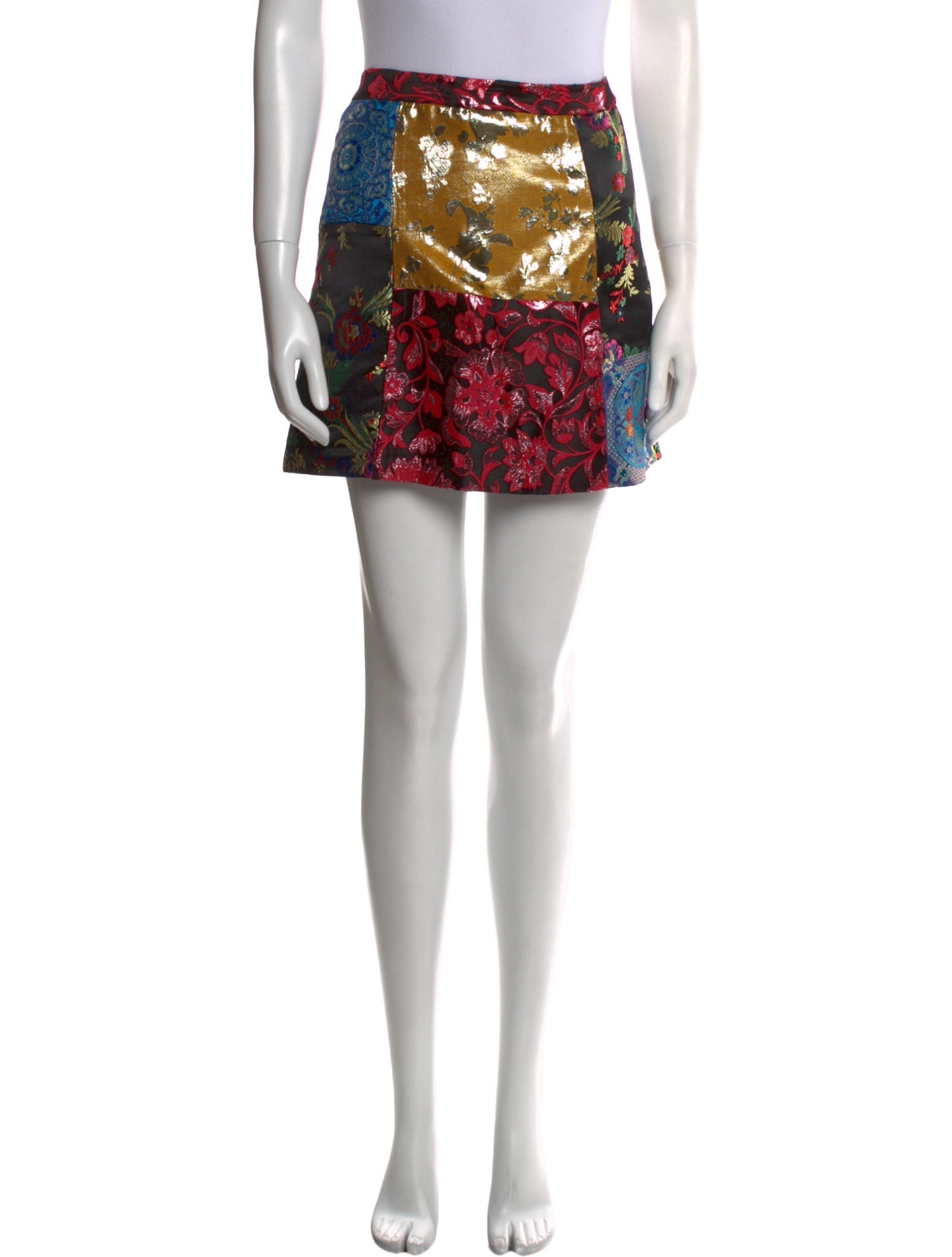 Alice + Olivia Printed Mini Skirt
