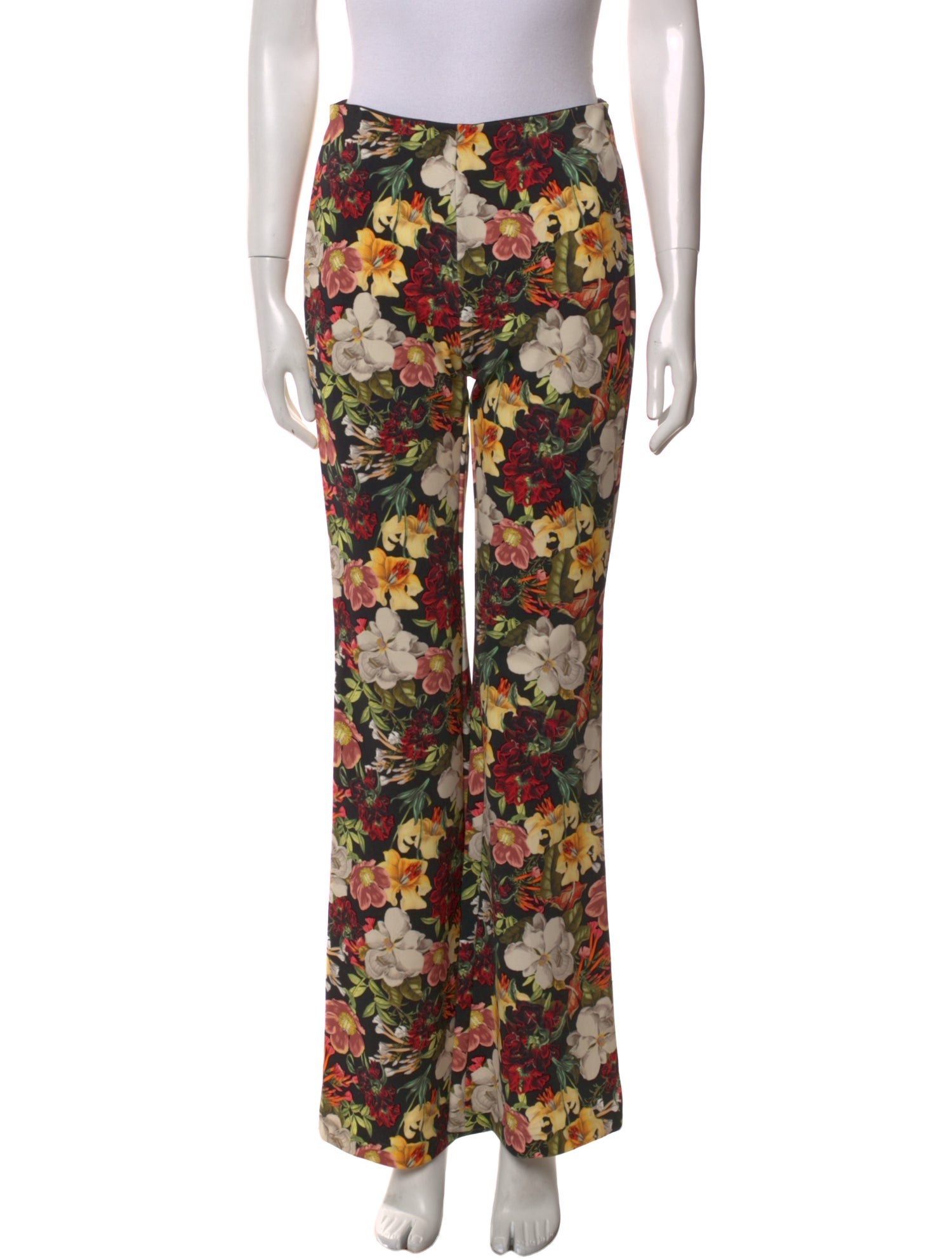 Alice + Olivia Floral Print Wide Leg Pants