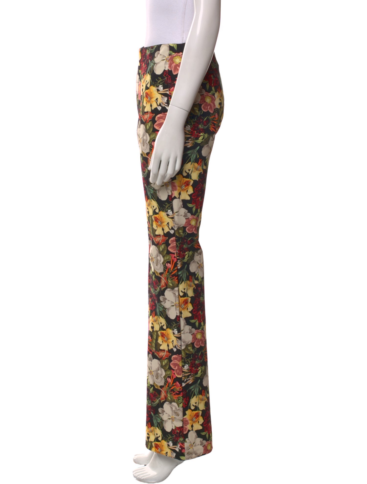Alice + Olivia Floral Print Wide Leg Pants