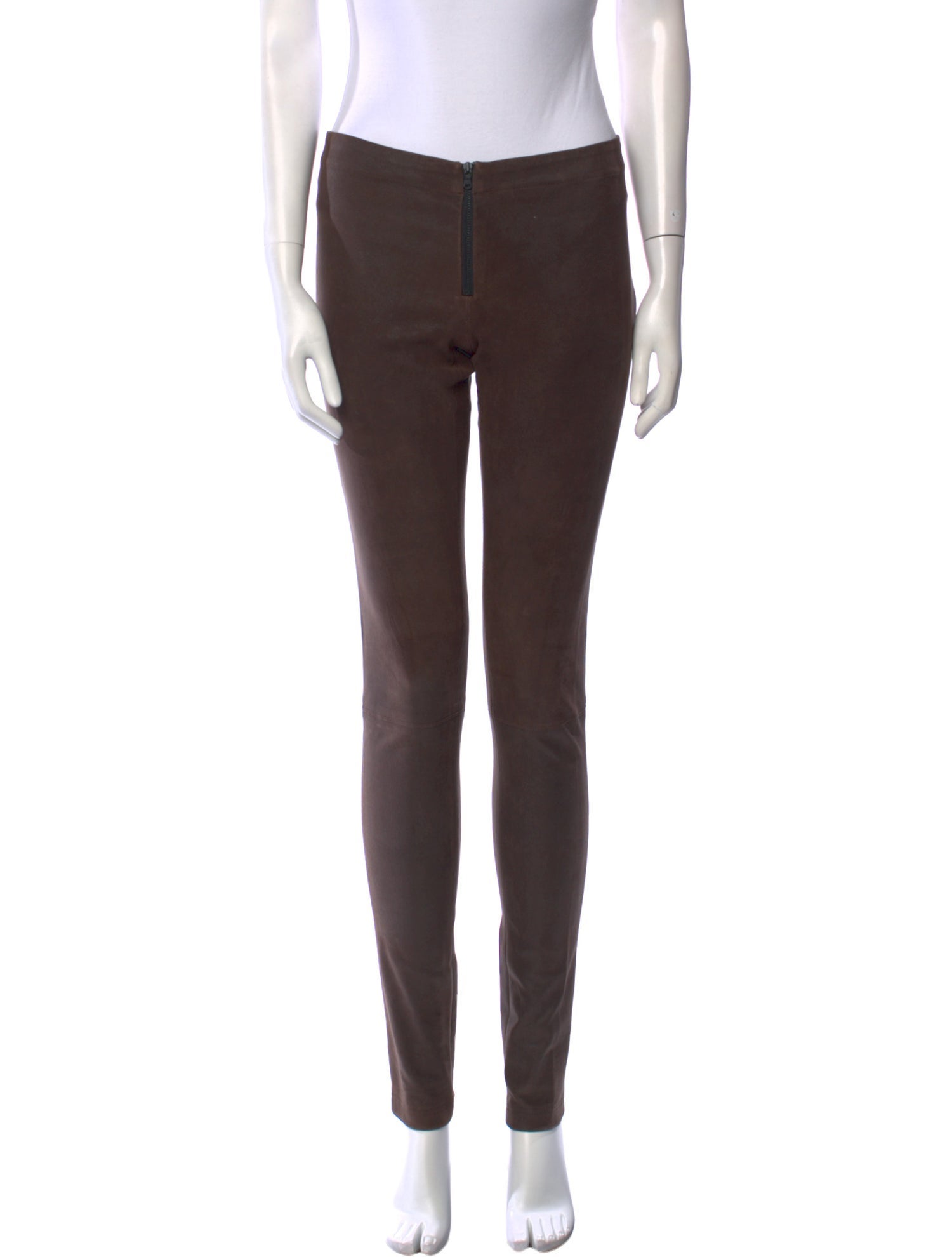 Alice + Olivia Leather Skinny Leg Pants