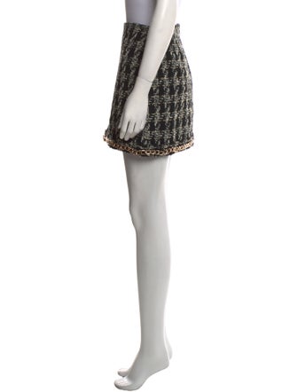 Alice + Olivia Houndstooth Print Mini Skirt