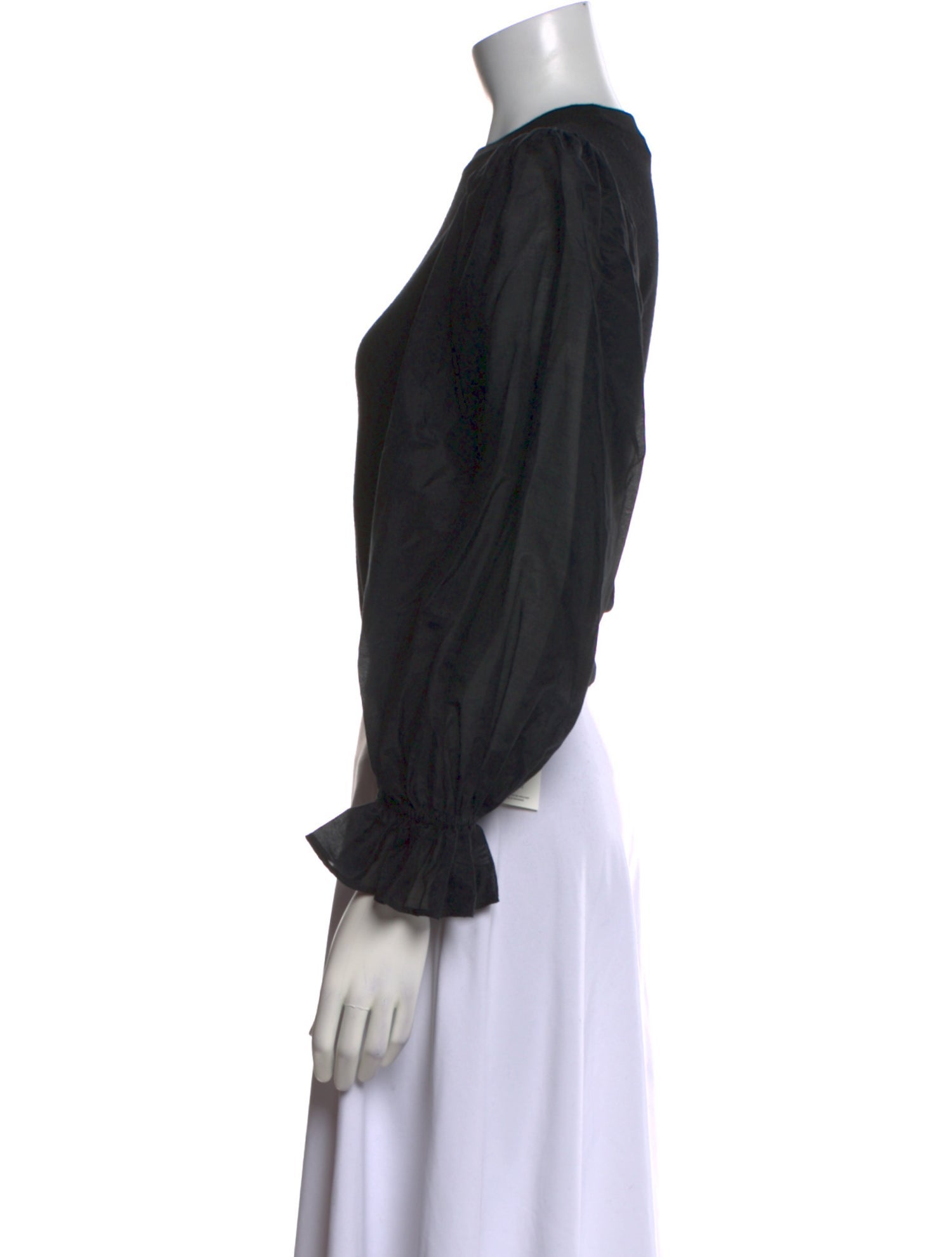 Alice + Olivia Wool Crew Neck Blouse