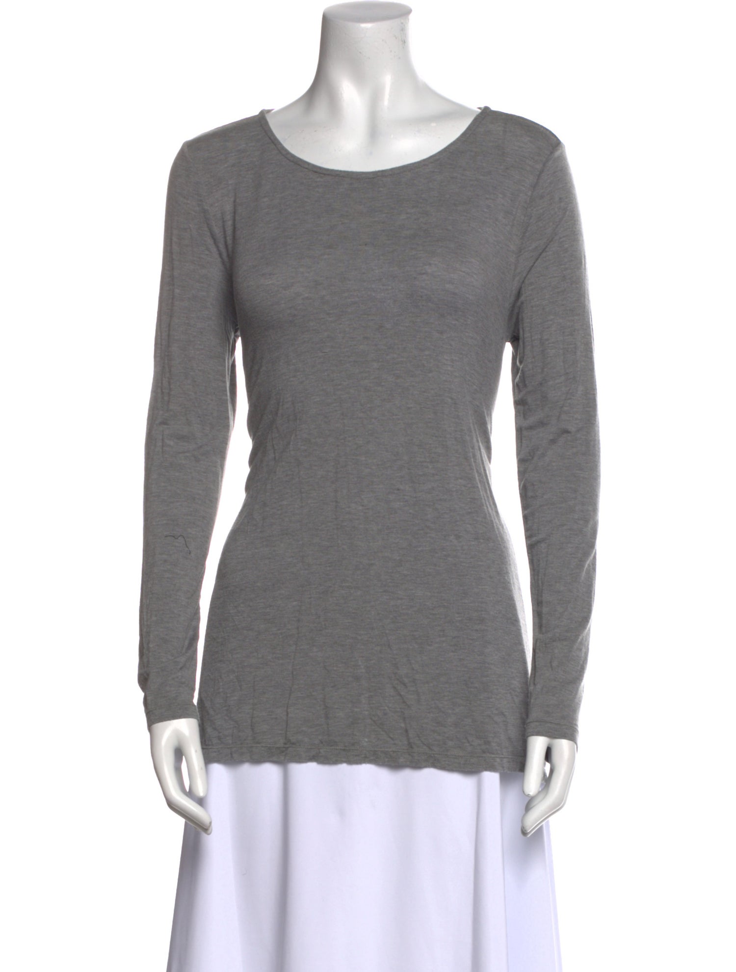 Alice + Olivia Bateau Neckline Long Sleeve T-Shirt