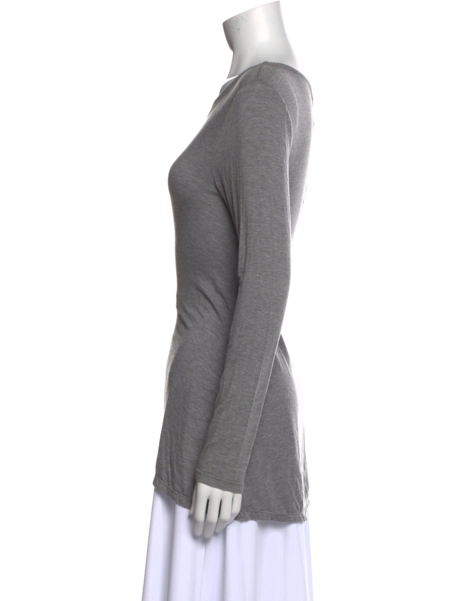 Alice + Olivia Bateau Neckline Long Sleeve T-Shirt