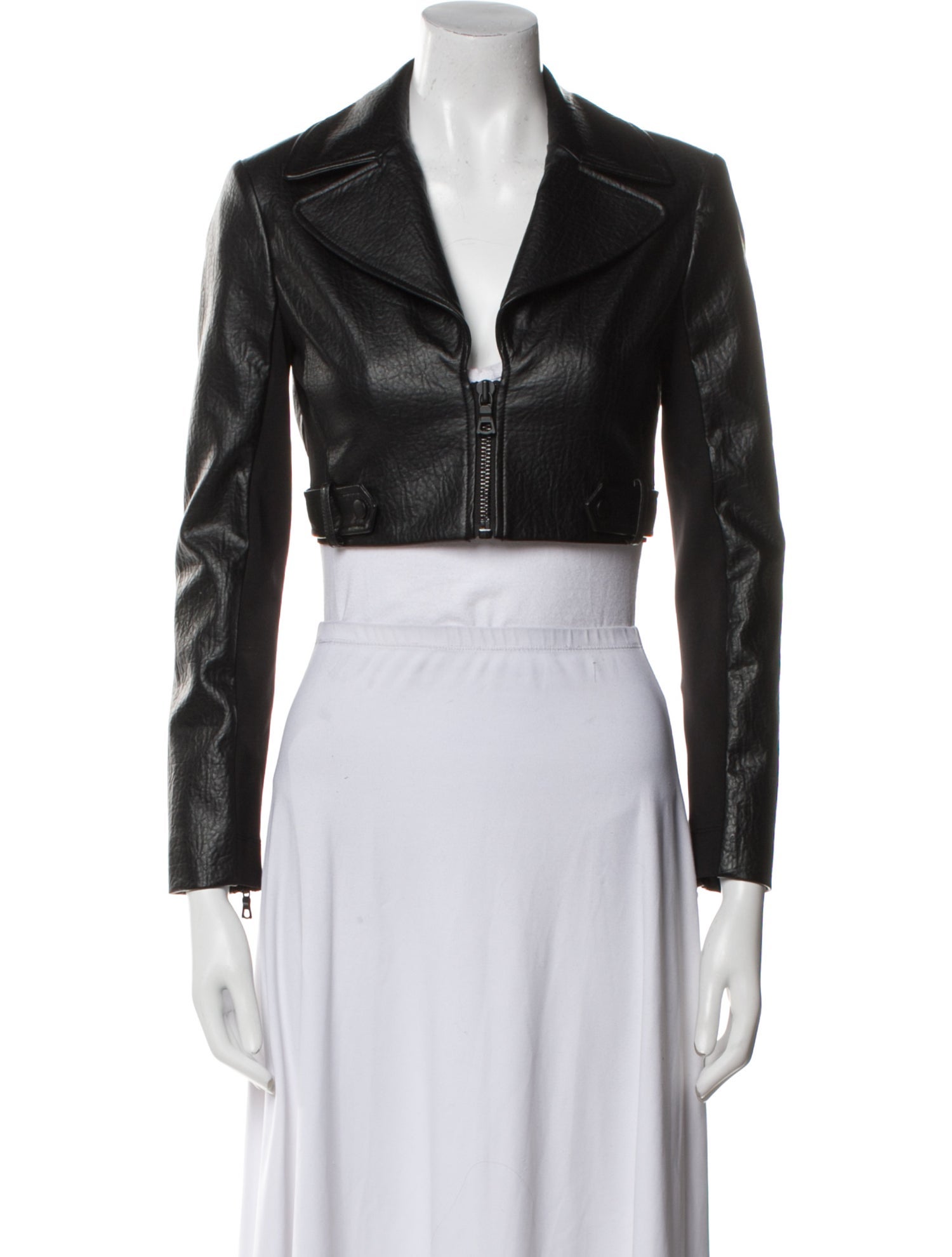 Alice + Olivia Leather Biker Jacket