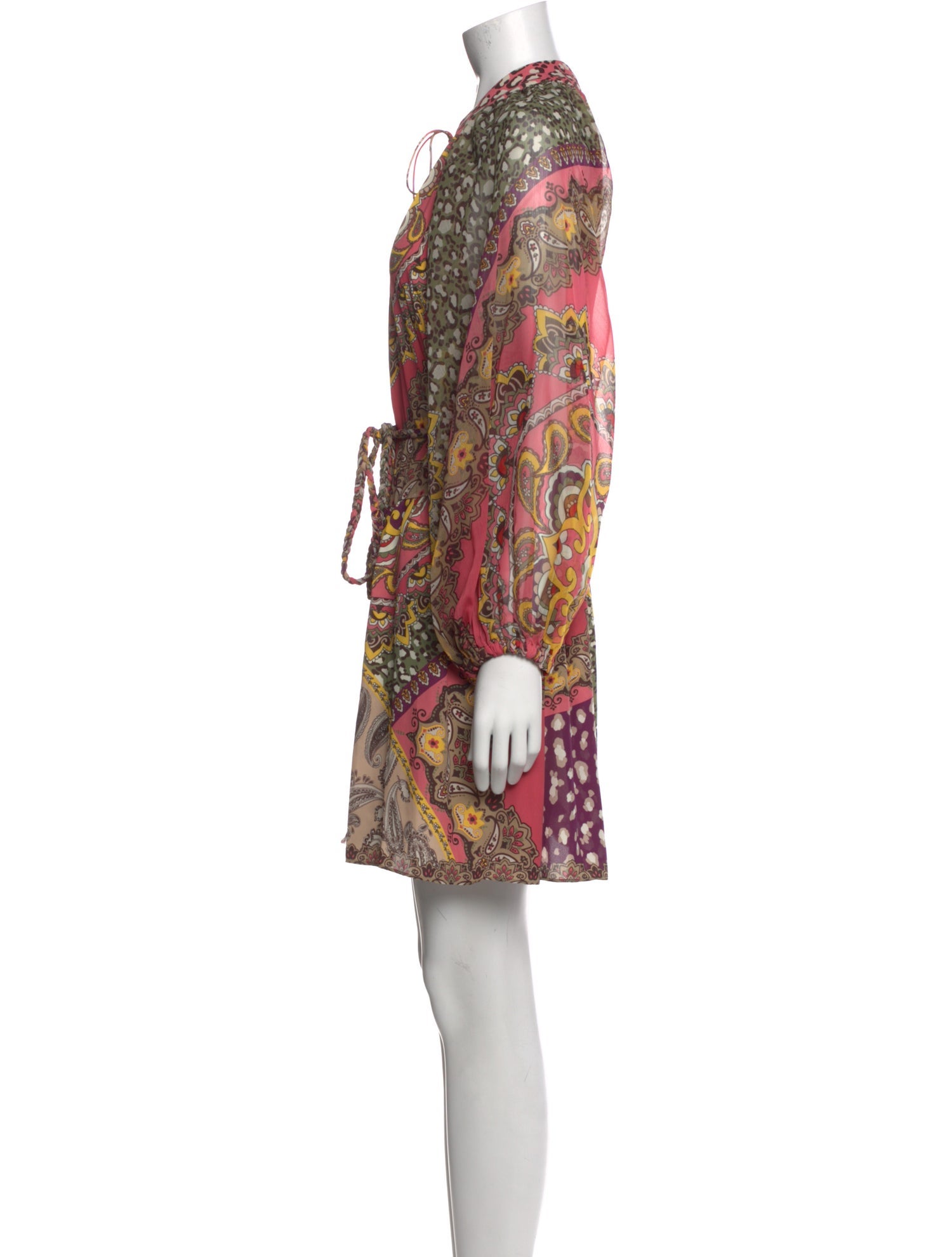 Alice + Olivia Paisley Print Mini Dress w/ Tags