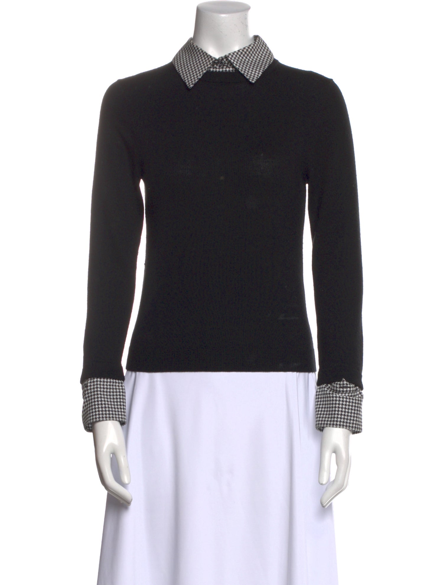 Alice + Olivia Wool Long Sleeve Top