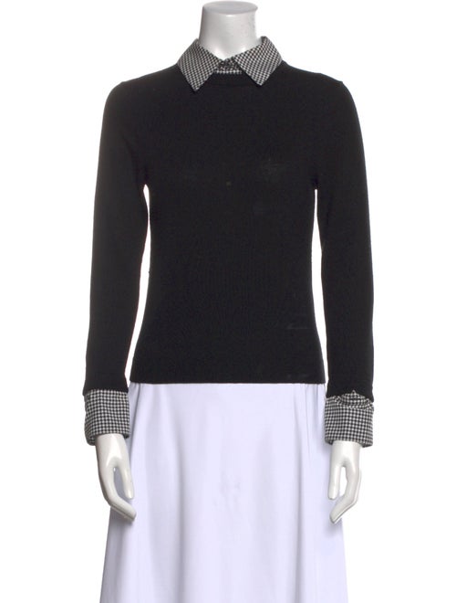 Alice + Olivia Wool Long Sleeve Top