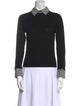 Alice + Olivia Wool Long Sleeve Top
