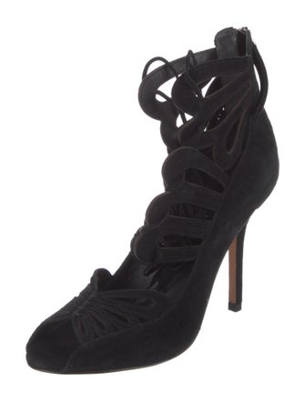 Alice + Olivia Suede Pumps