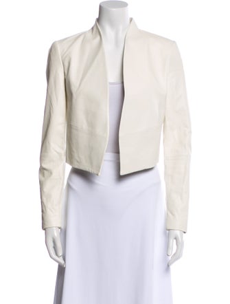 Alice + Olivia Leather Evening Jacket
