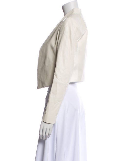 Alice + Olivia Leather Evening Jacket