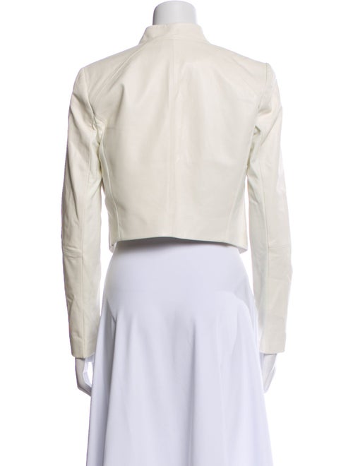 Alice + Olivia Leather Evening Jacket