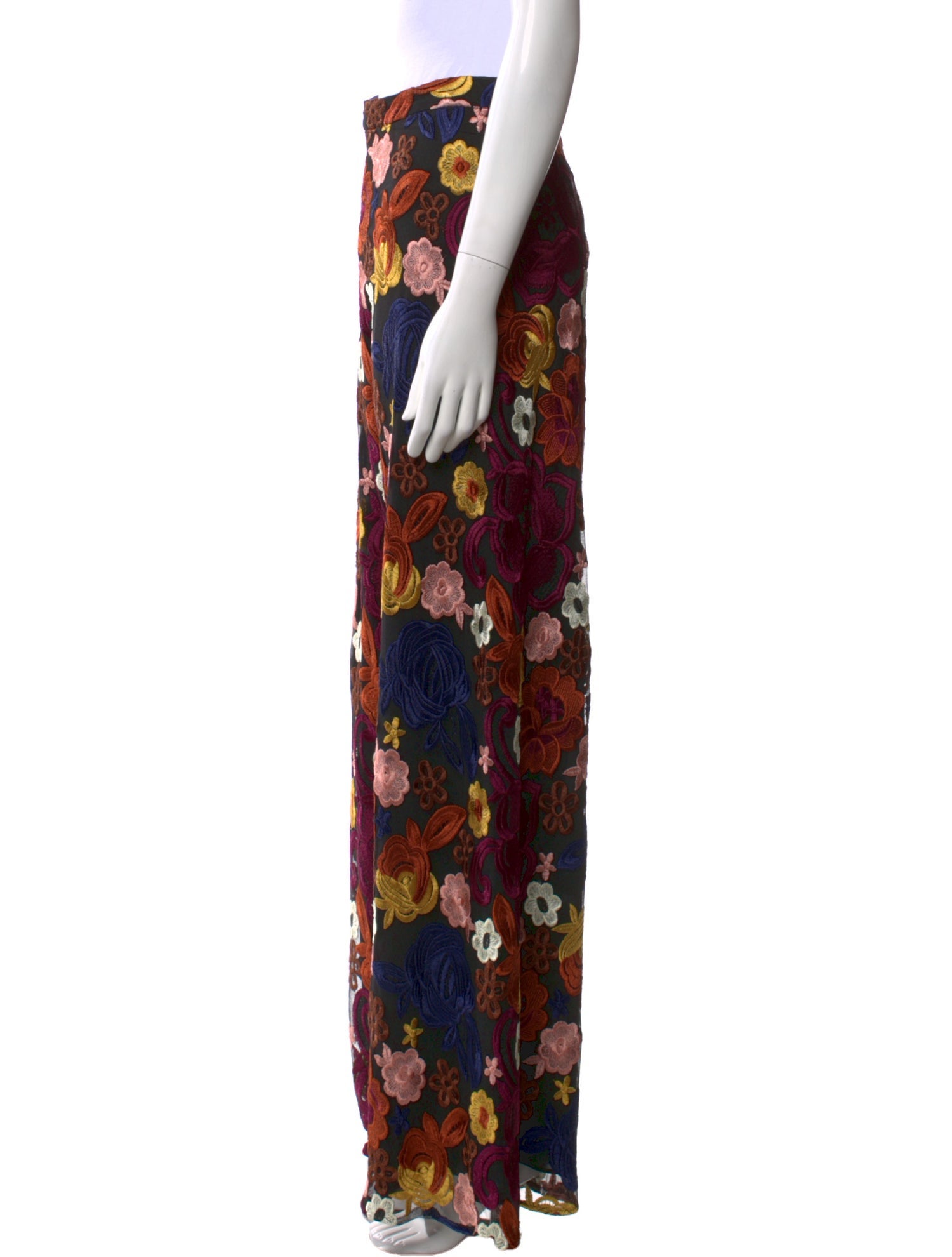 Alice + Olivia Floral Print Wide Leg Pants