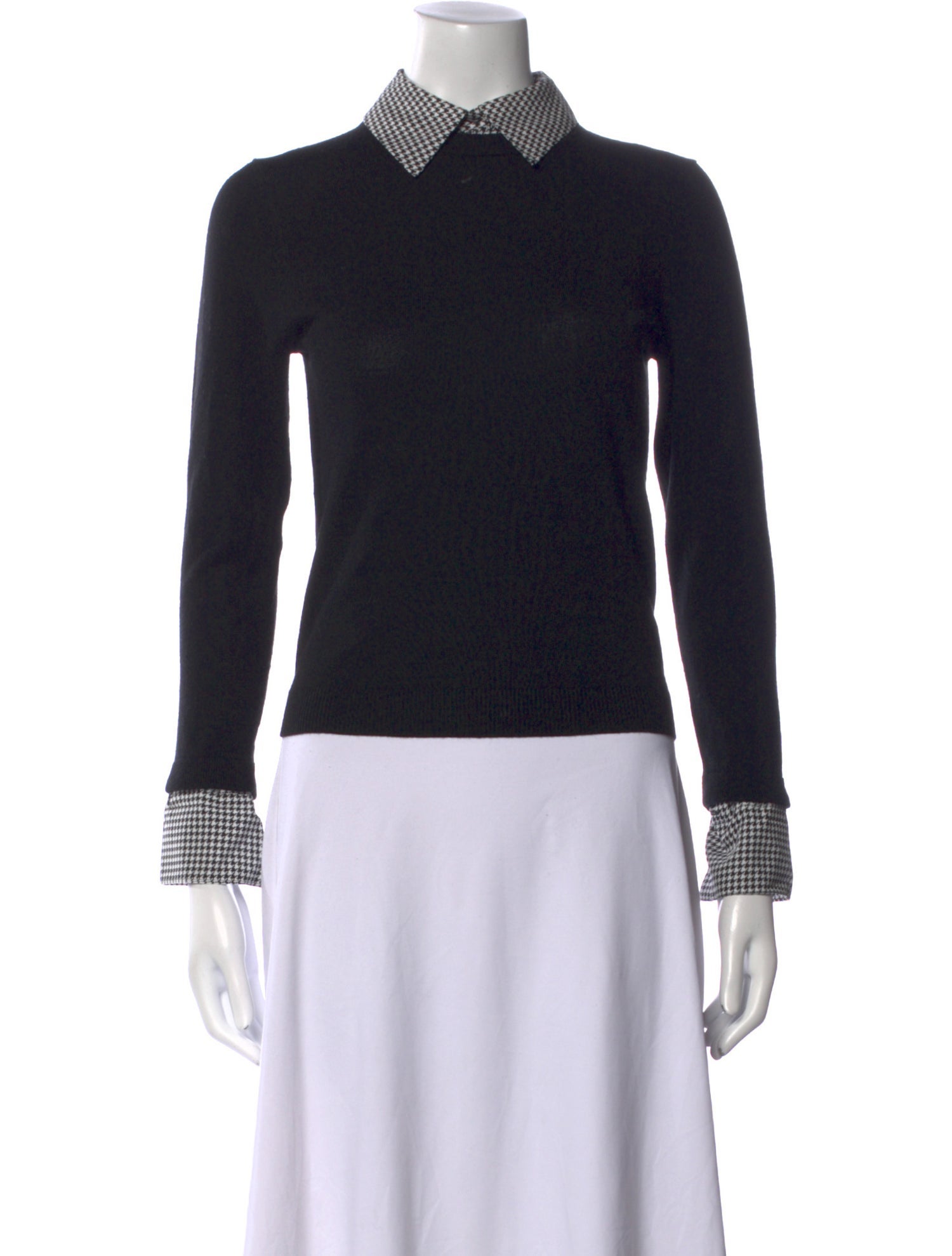 Alice + Olivia Wool Mock Neck Sweater