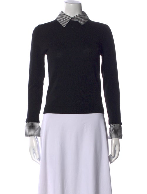 Alice + Olivia Wool Mock Neck Sweater