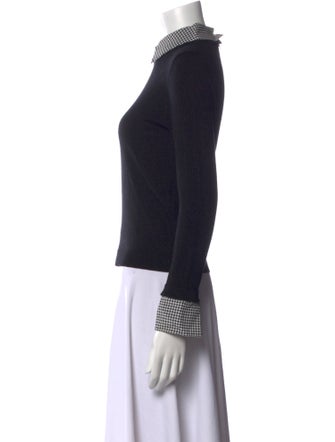 Alice + Olivia Wool Mock Neck Sweater