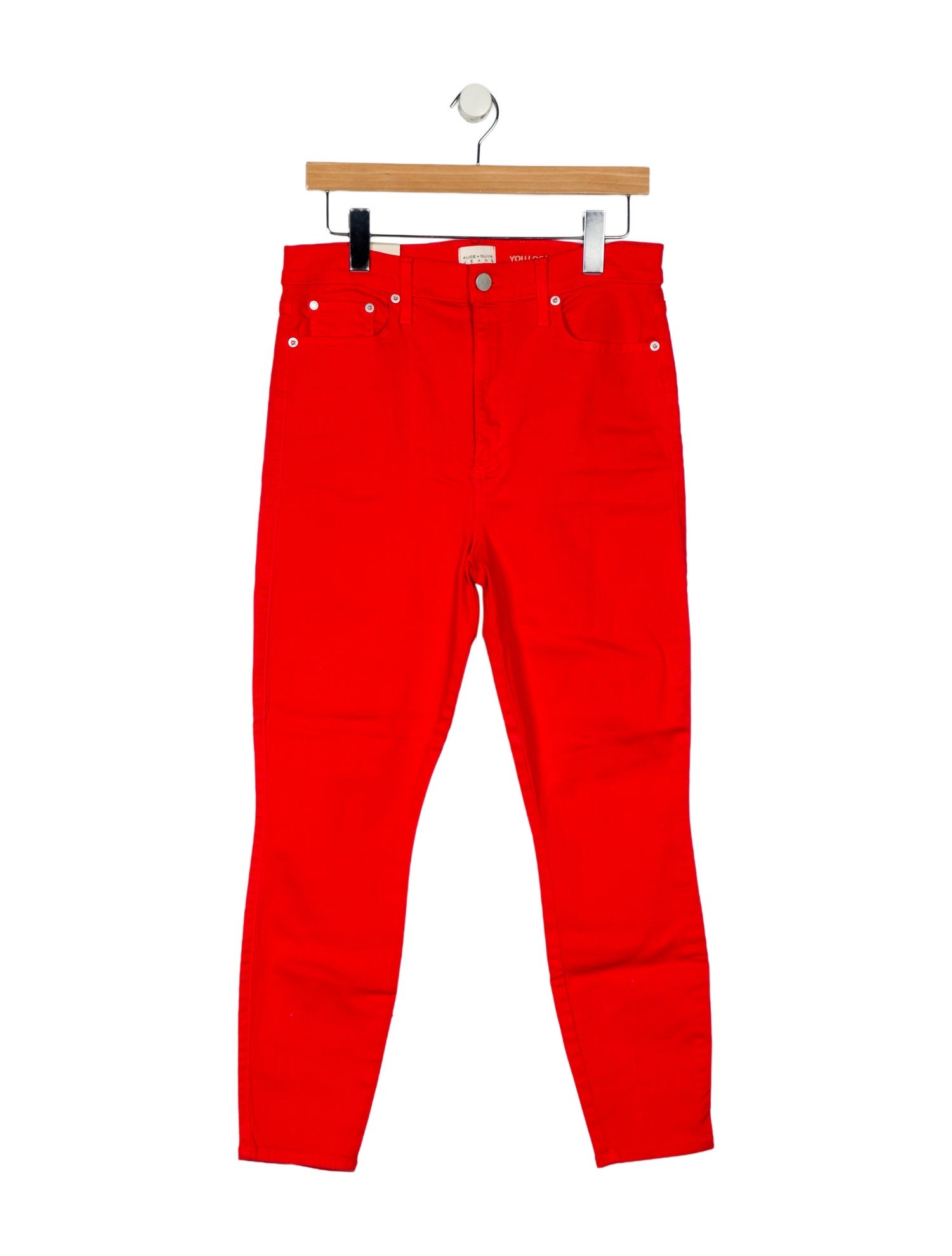 Alice + Olivia High-Rise Skinny Leg Jeans w/ Tags