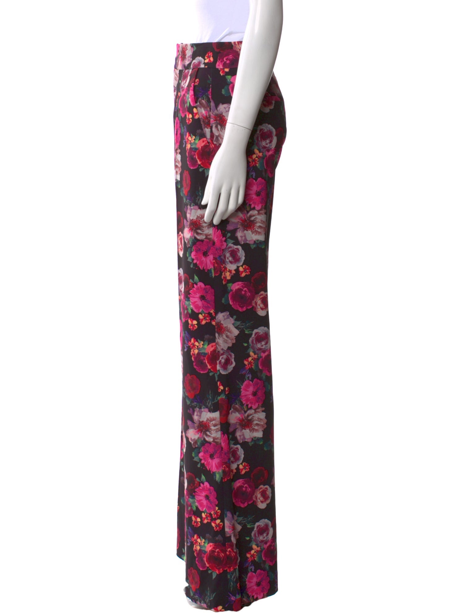 Alice + Olivia Floral Print Wide Leg Pants w/ Tags