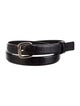 Alice + Olivia Skinny Leather Waist Belt