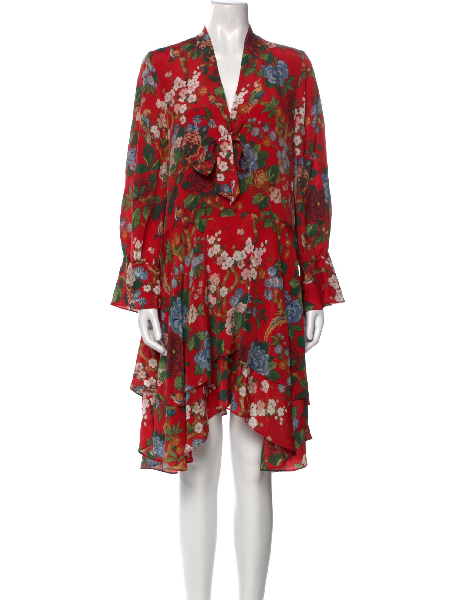 Alice + Olivia Silk Mini Dress