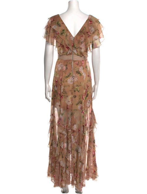 Alice + Olivia Silk Long Dress