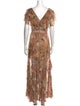 Alice + Olivia Silk Long Dress