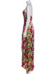 Alice + Olivia Floral Print Long Dress