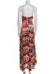 Alice + Olivia Floral Print Long Dress
